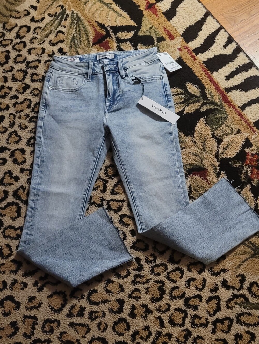 Vigoss Light Blue Straight Leg Jeans Sz 24